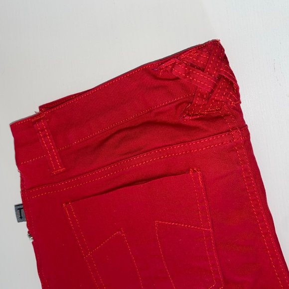 *Clearance* NWOT Hot Topic Tripp NYC Red Skinny Jeans Junior Size 7 - Picture 5 of 5